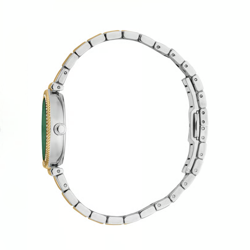 Roberto Cavalli Chiarezza Snake Core Green Dial Gold Steel Strap Watch RC5L078M0065-thumb-2