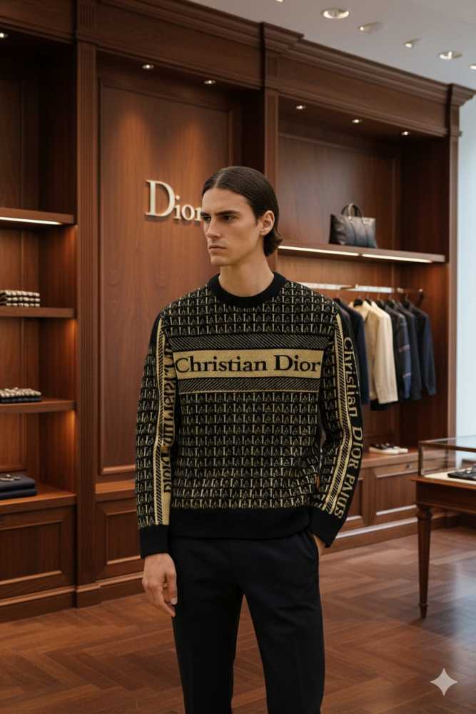 Dior Black Premium Quality Pullover