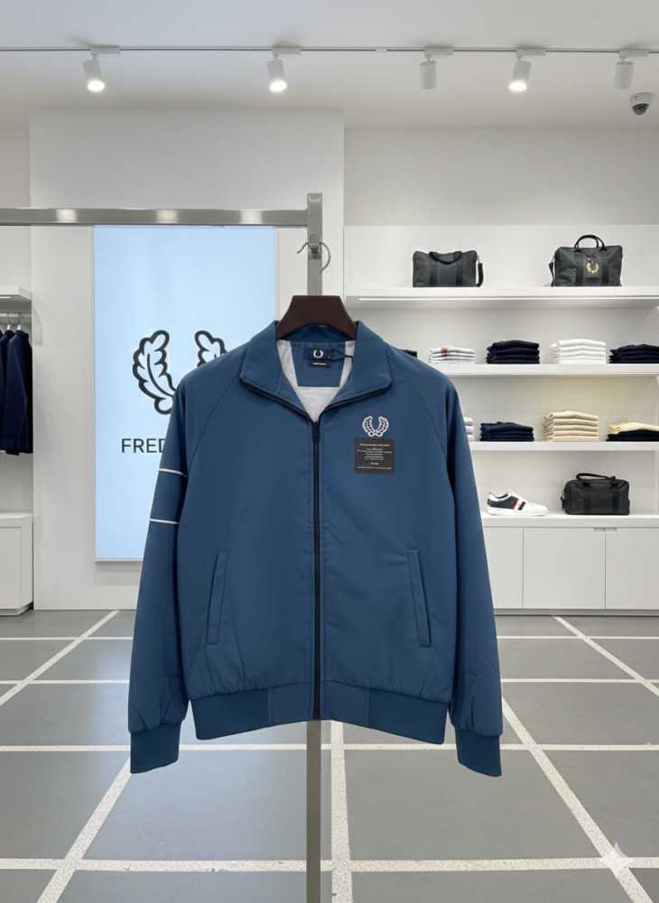 Fred Perry Blue Oblique Premium Quality Zipper-3