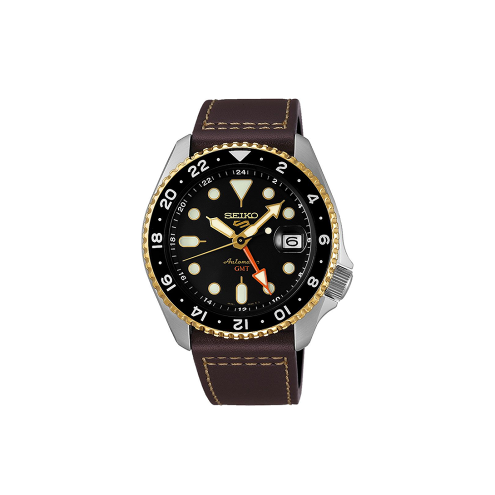 Seiko 5 Sports SKX GMT in Mocha Black Dial Watch - SSK036K1