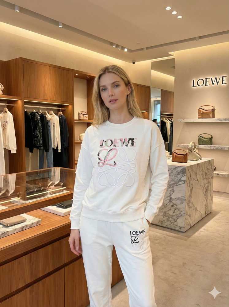Loewe White Premium Quality Tracksuit