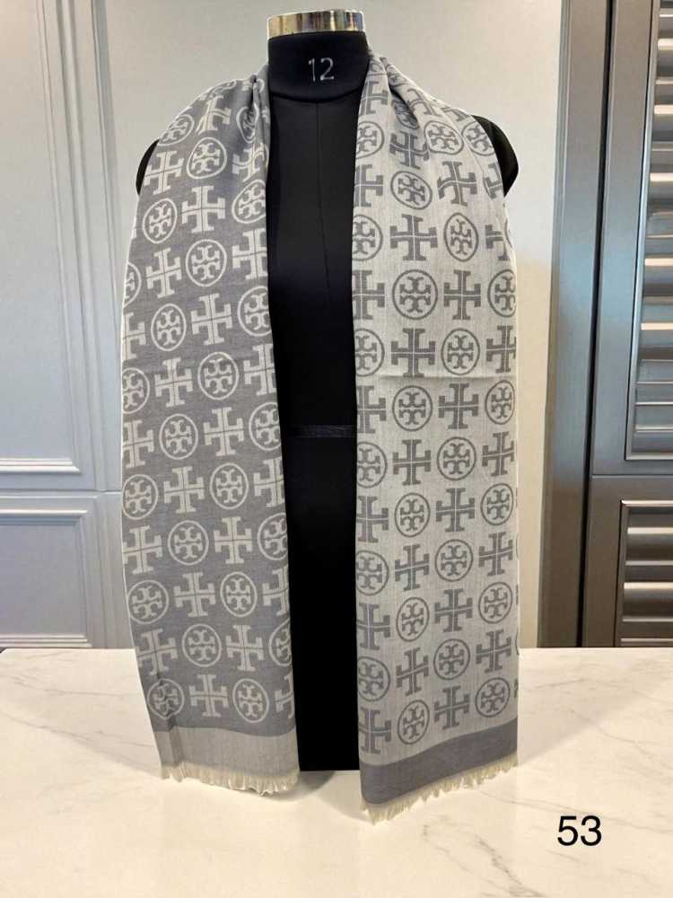 Tory Burch Designer Grey Woollen Stole