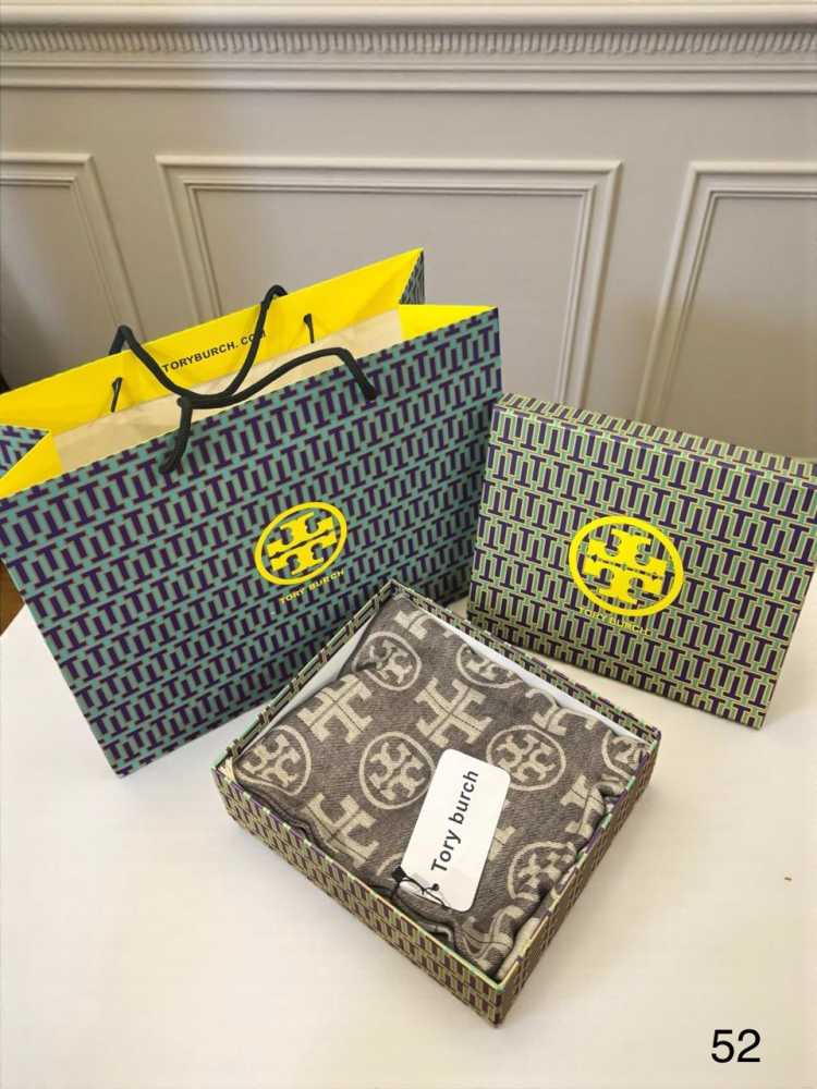 Tory Burch Designer Beige Woollen Stole-thumb-1