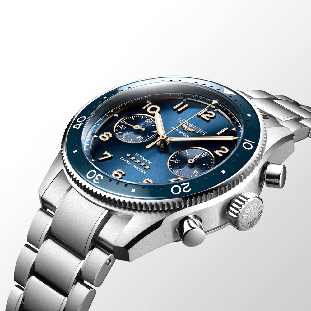 Longines Spirit Flyback 42 mm, Stainless Steel Automatic Watch, L3.821.4.93.6-3