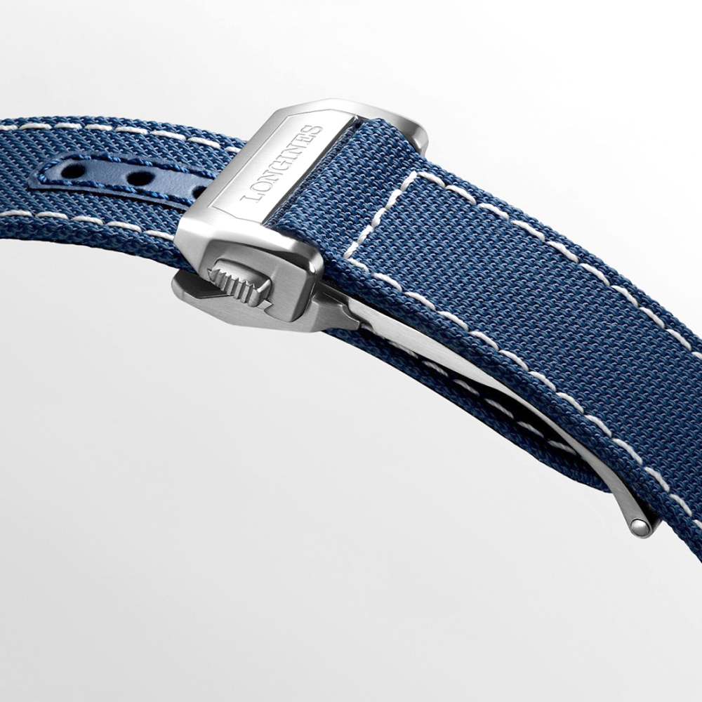 Longines Spirit Flyback 42 mm, Blue Dial, Blue Strap Automatic Watch, L3.821.4.93.2-6