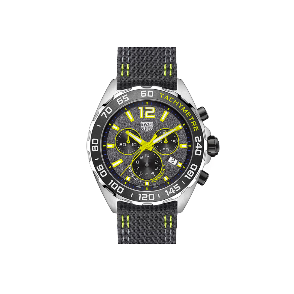TAG Heuer Formula 1 Chronograph 43mm, Nylon Strap Watch CAZ101AG.FC8304