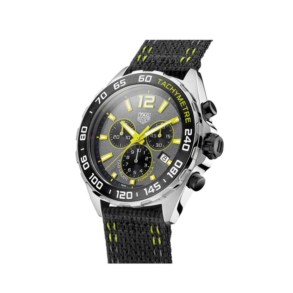 TAG Heuer Formula 1 Chronograph 43mm, Nylon Strap Watch CAZ101AG.FC8304-3