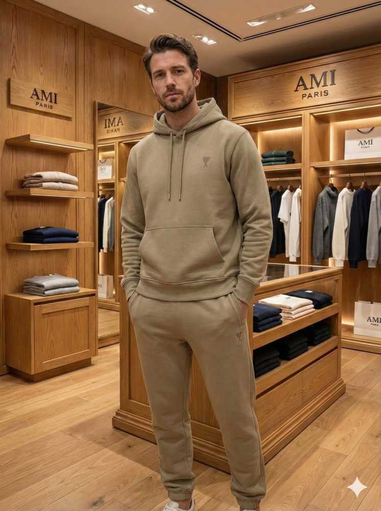 Ami Brown Premium Quality high End Authentic Track Suit