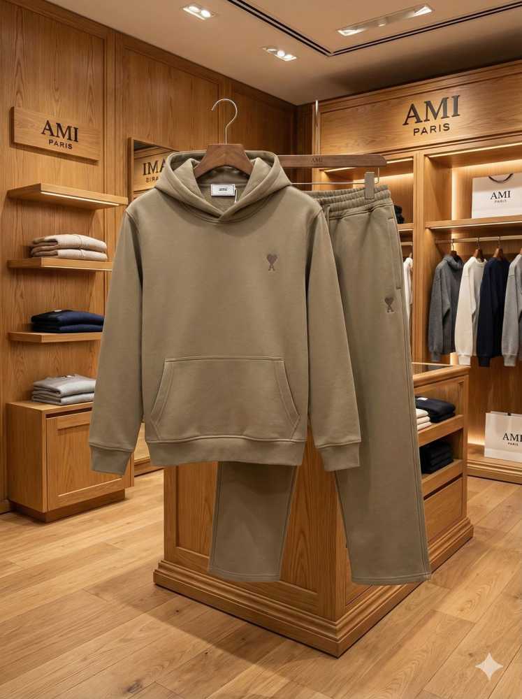 Ami Brown Premium Quality high End Authentic Track Suit-1