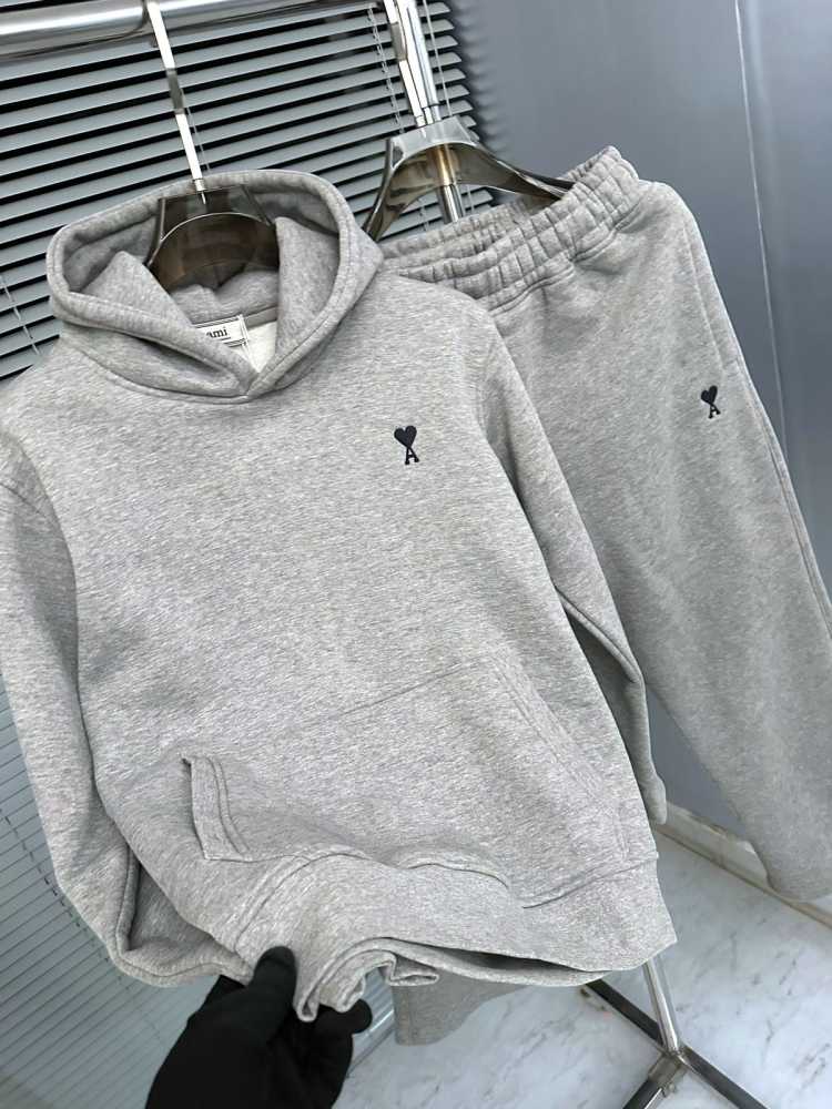 Ami Grey Premium Quality high End Authentic Track Suit-2