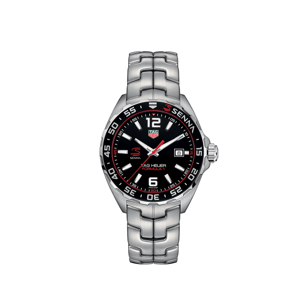 TAG Heuer Men's Formula 1 43 mm Senna Edition Quartz Watch , WAZ1012.BA0883