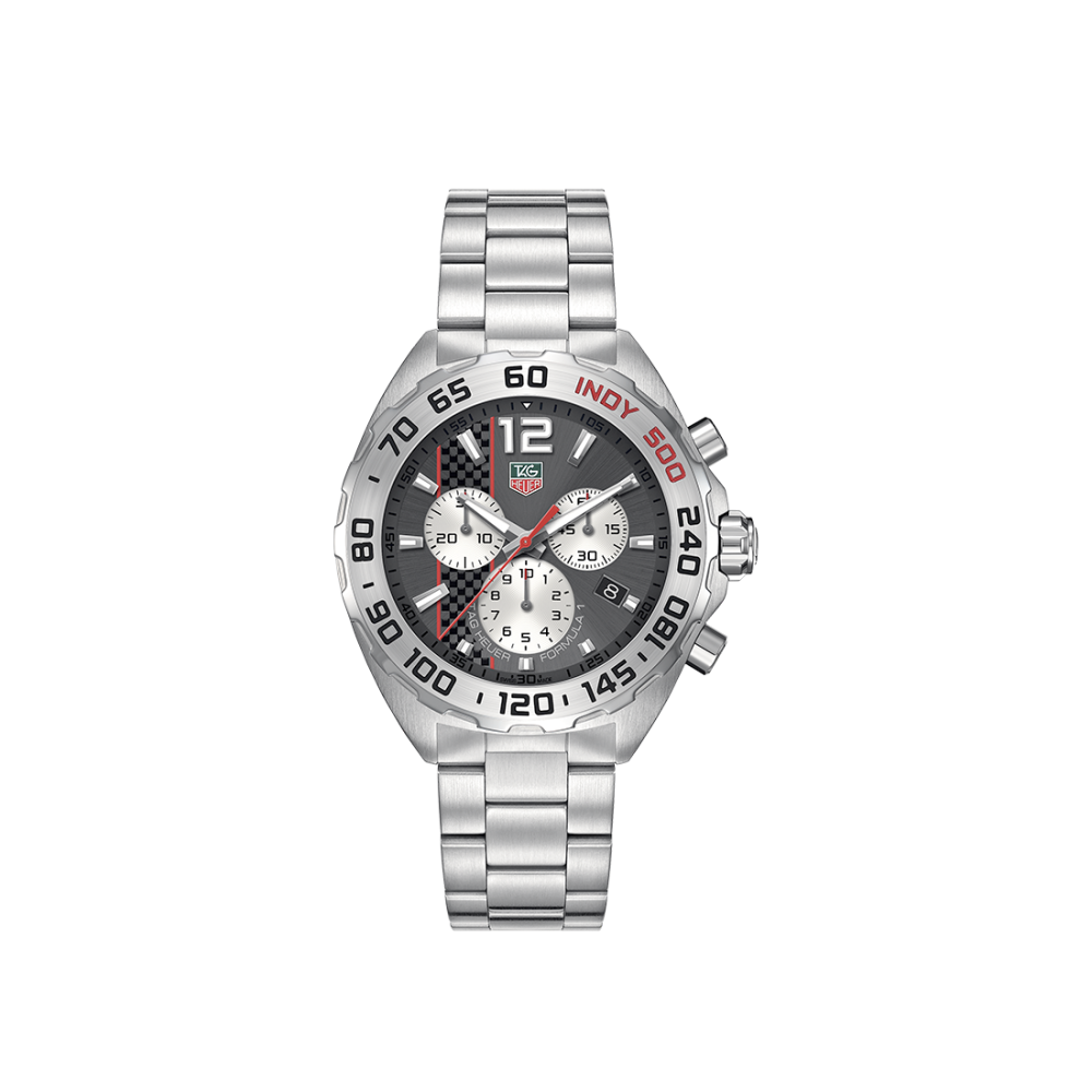 TAG Heuer Men's Formula 1 41 mm Indy 500 Quartz Chronograph Watch, CAZ1114.BA0877