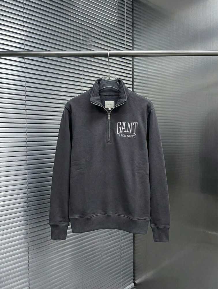 Gant Dark Grey Premium Quality Sherpa Sweatshirt-1