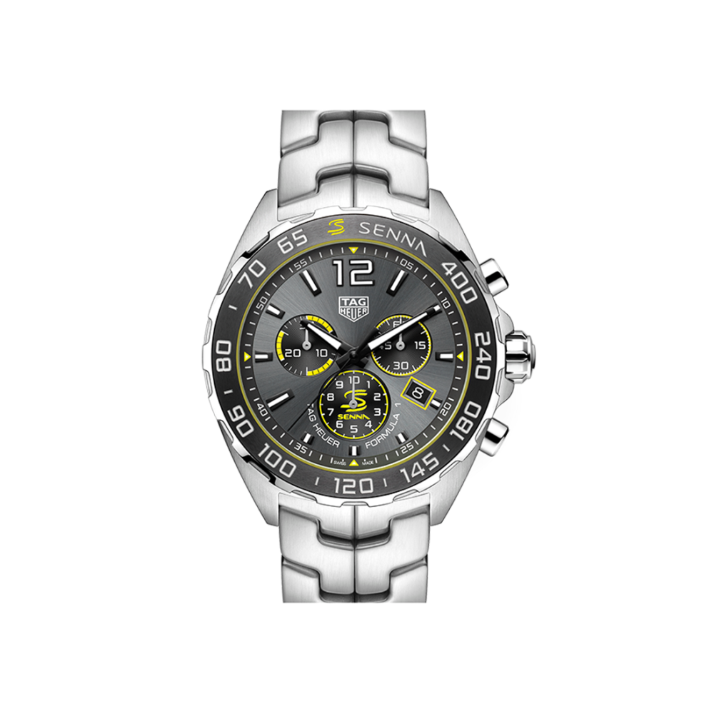 TAG Heuer Formula 1 44 mm, Senna Automatic, Steel Strap Watch CAZ201D.BA0633