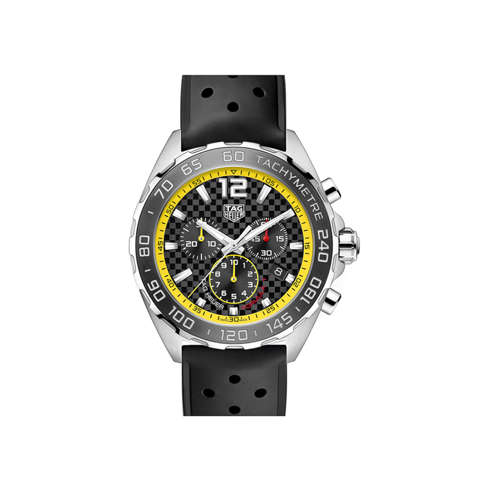 TAG Heuer Men's Formula 1 43 mm, Quartz Chronograph Watch, CAZ101AC.FT8024