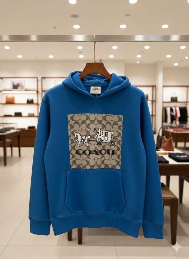Coach Blue Premium Quality Hoodie-1