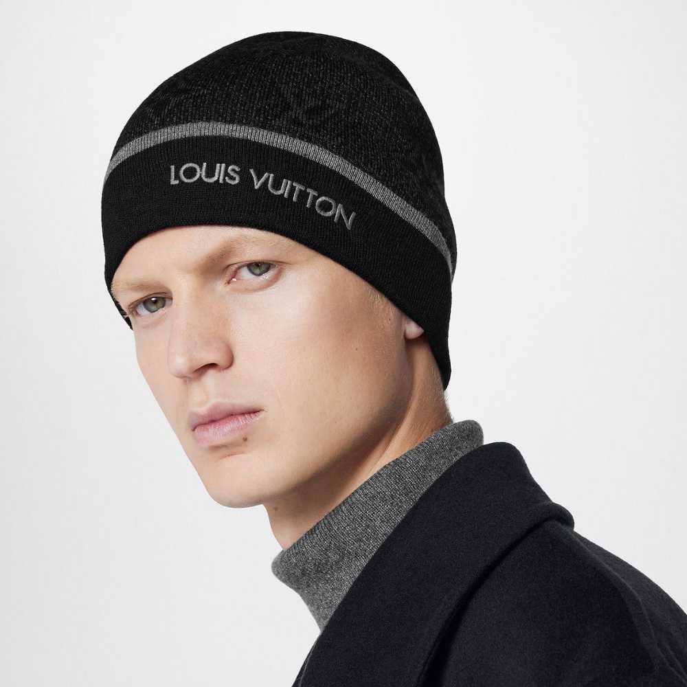 Louis Vuitton Black Premium Edition Cashmere Beanie