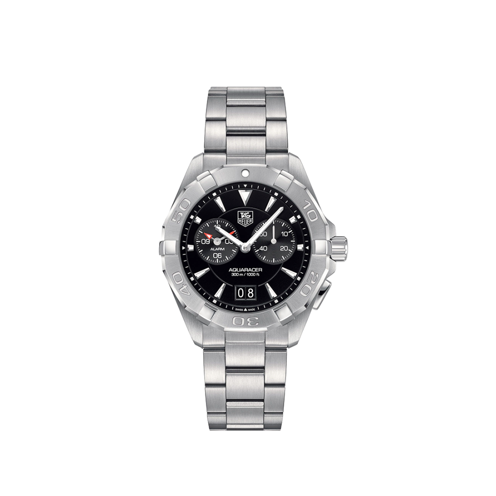 TAG Heuer Aquaracer 40.5 mm, Black Dial, Quartz Chronograph Watch, WAY111Z.BA0928