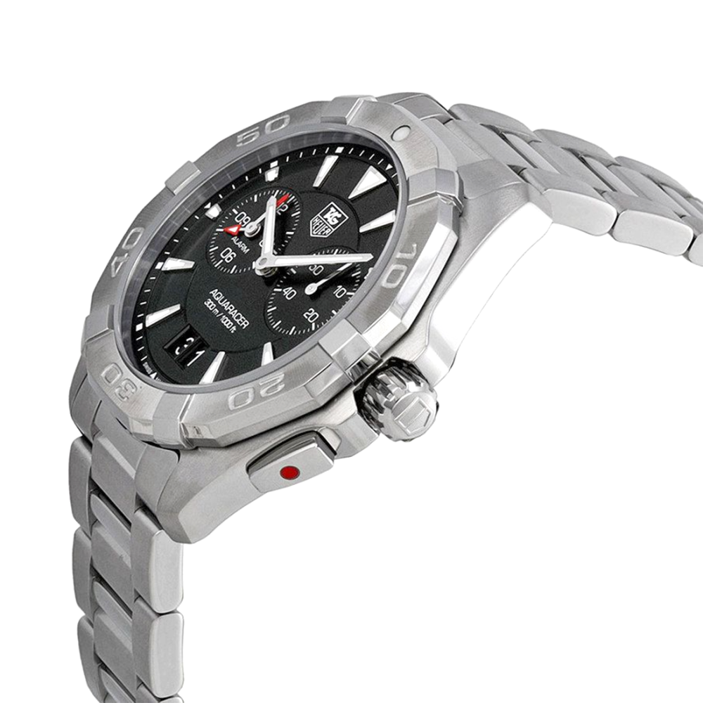 TAG Heuer Aquaracer 40.5 mm, Black Dial, Quartz Chronograph Watch, WAY111Z.BA0928-2