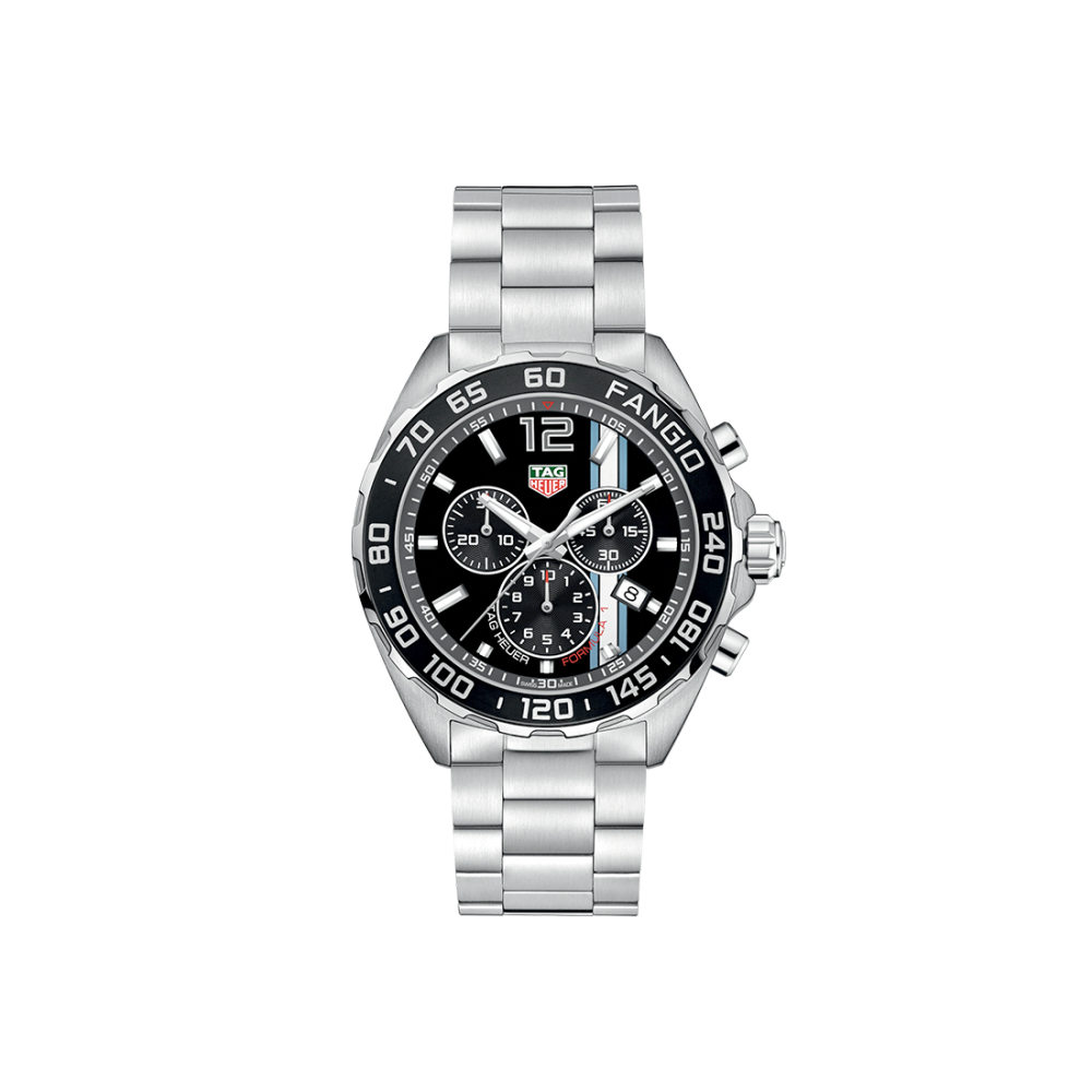TAG Heuer Formula 1 43 mm, Black Dial, Quartz Chronograph Watch, CAZ101H.BA0842