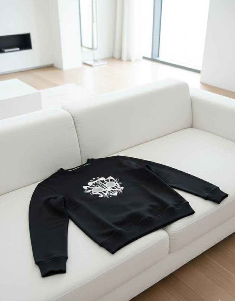 Balmain Black Premium Quality Sweatshirt-thumb-4