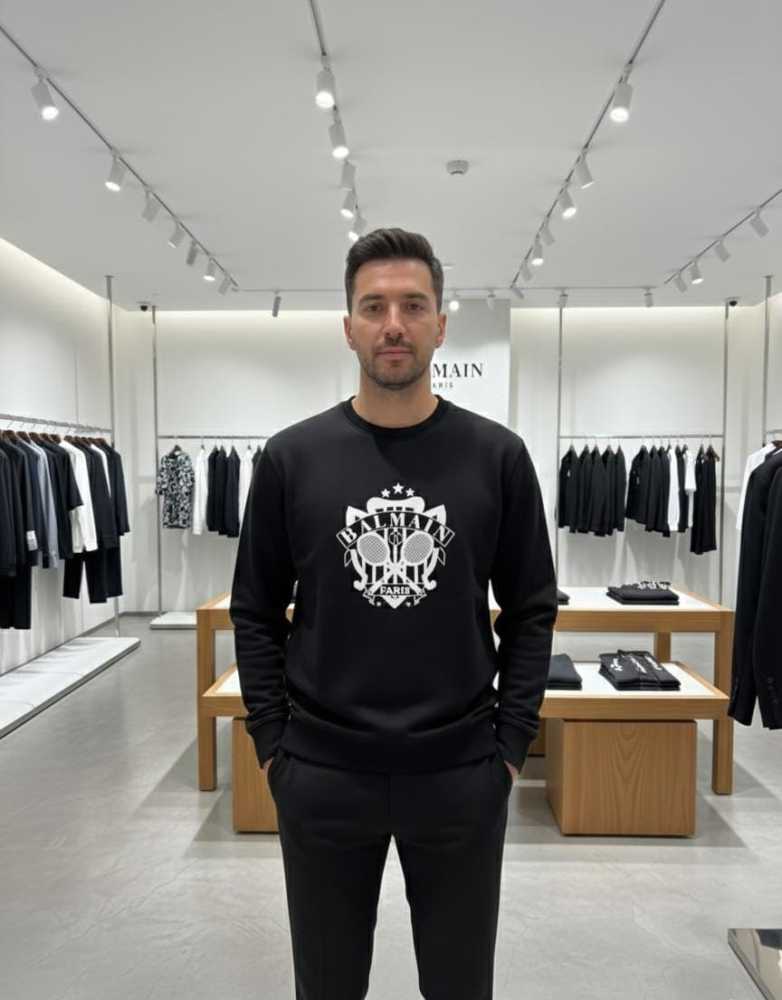 Balmain Black Premium Quality Sweatshirt-thumb-0