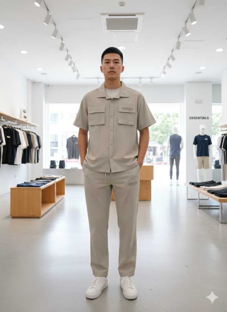 Essentials Grey Premium Quality Co-Ord Set-1