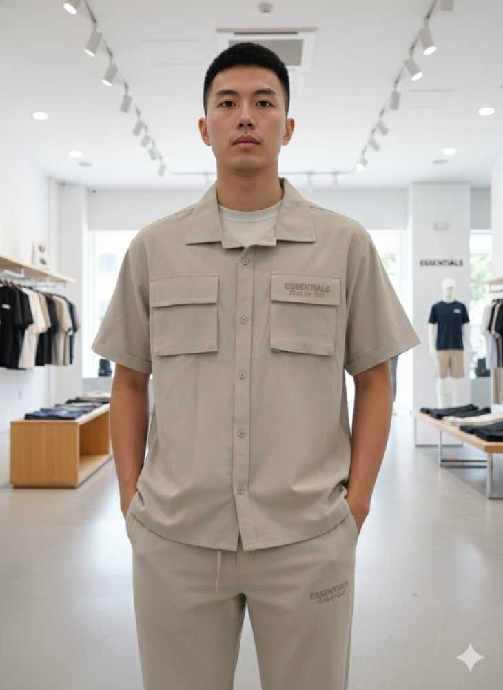 Essentials Grey Premium Quality Co-Ord Set-2