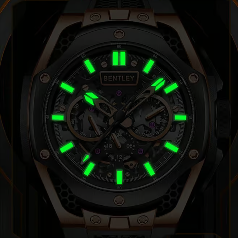 Bentley The Opulence Automatic Green Accents Men 54 mm BL-50-01 Watch-1