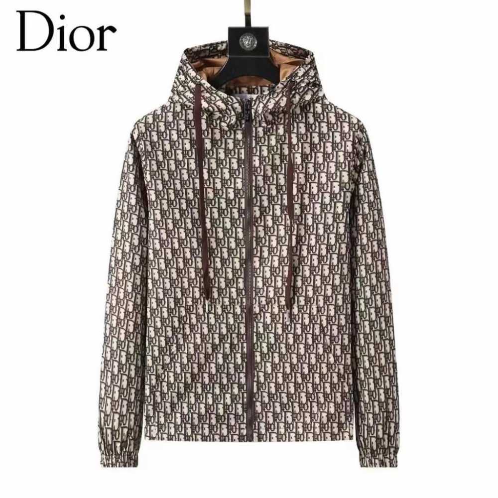 Dior Brown Oblique Premium Quality Zipper