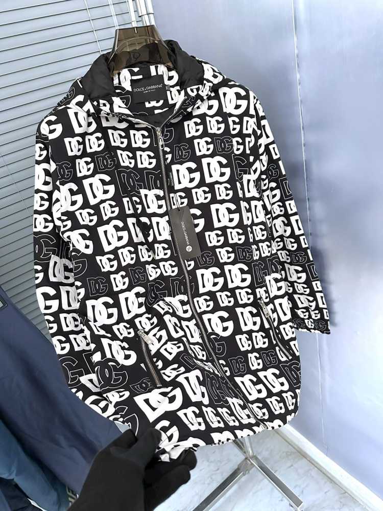 Dolce Gabbana Black Oblique Premium Quality Zipper