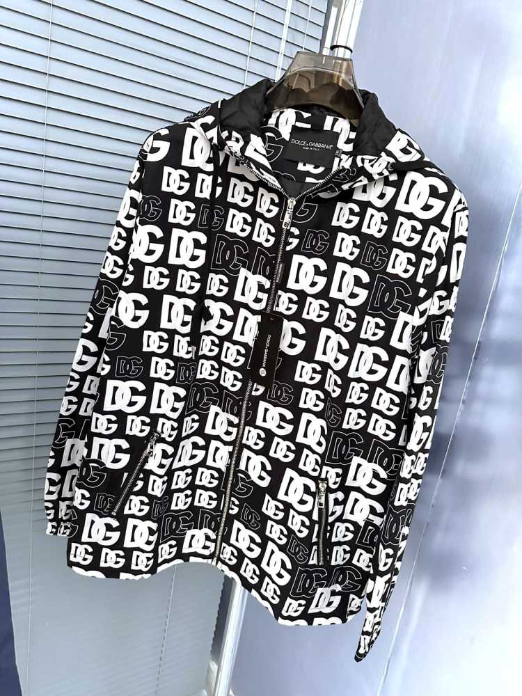 Dolce Gabbana Black Oblique Premium Quality Zipper-1