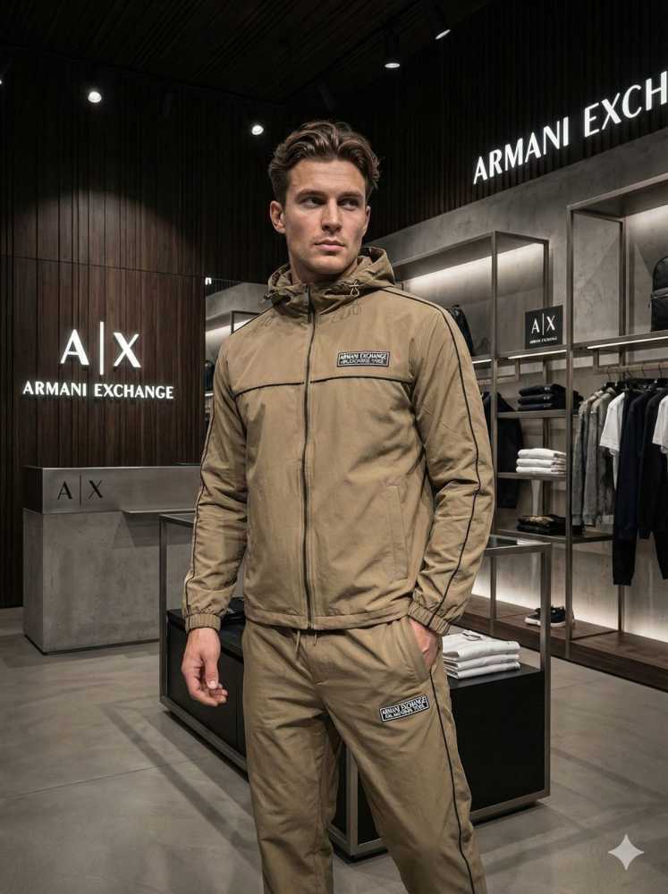 Armani Exchange Brown Premium Quality Tracksuit