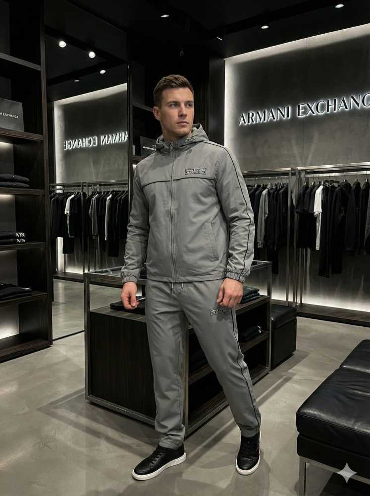Armani Exchange Grey Premium Quality Tracksuit-0