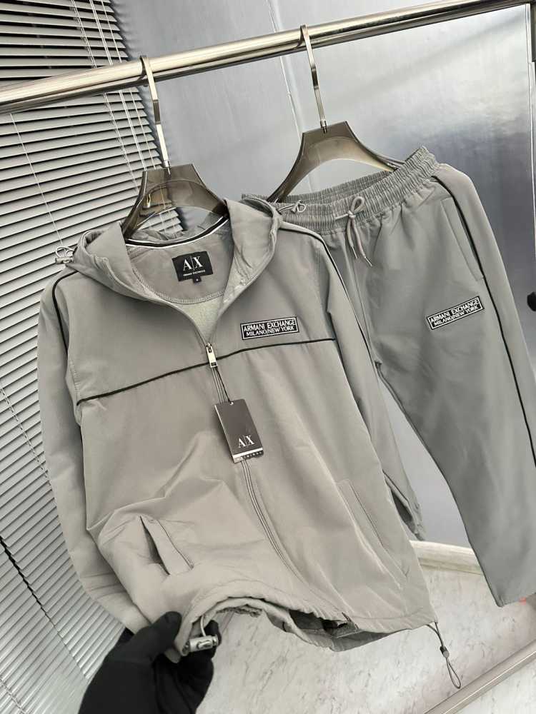 Armani Exchange Grey Premium Quality Tracksuit-3