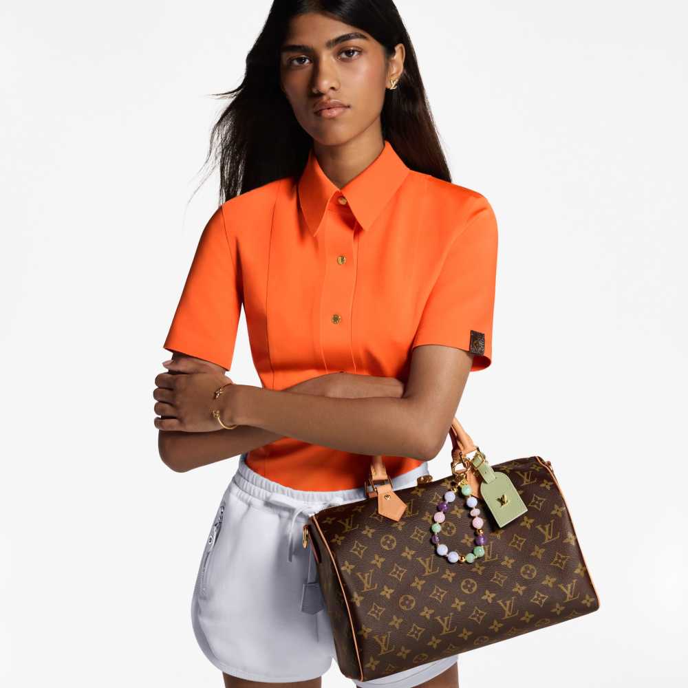 Louis Vuitton Speedy Soft 30 Lucky Brown Handle Bag-3