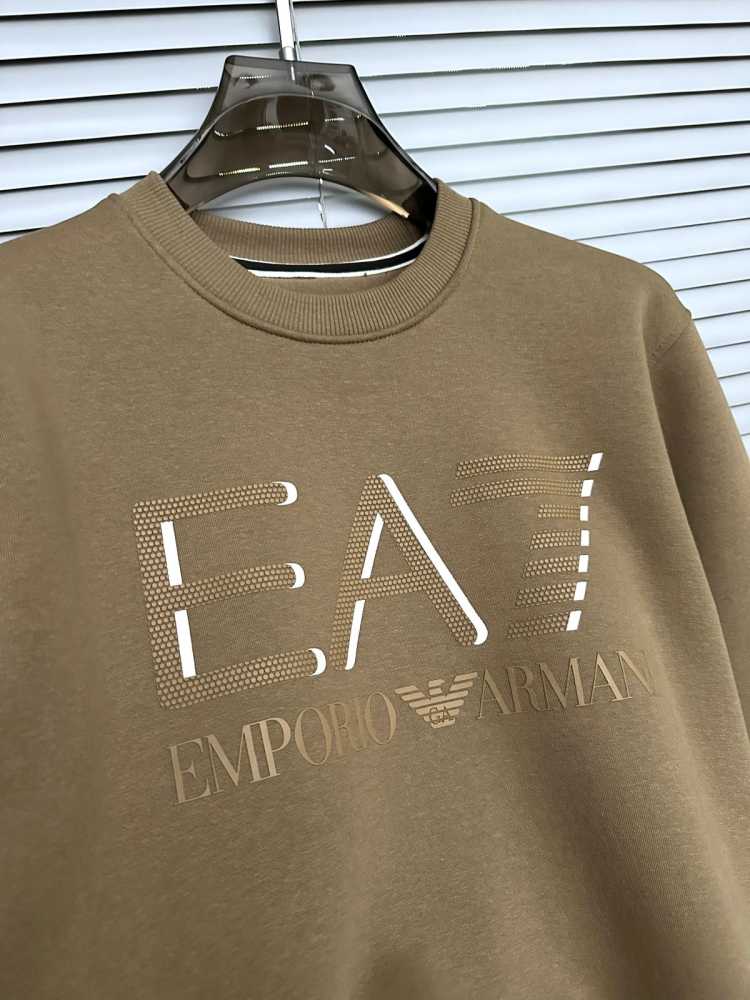 Emporio Armani Brown Cotton Premium Qaulity Sweatshirt-1