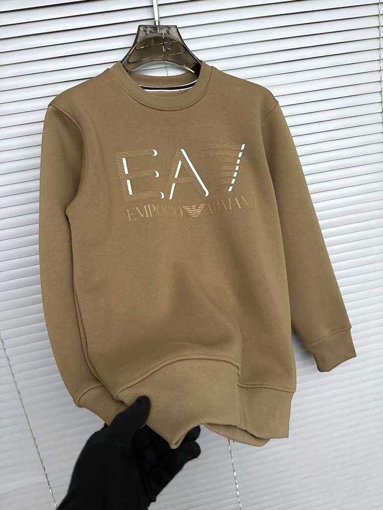 Emporio Armani Brown Cotton Premium Qaulity Sweatshirt