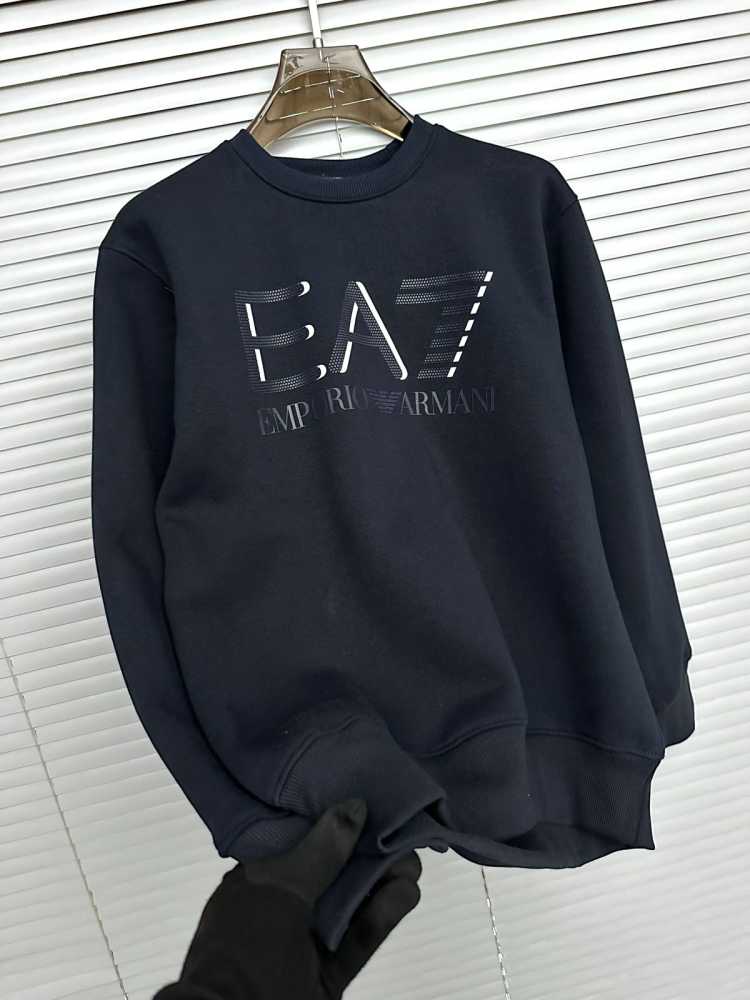 Emporio Armani Blue Cotton Premium Qaulity Sweatshirt