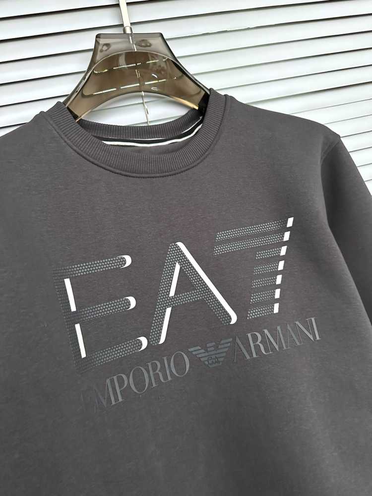 Emporio Armani Grey Cotton Premium Qaulity Sweatshirt-1