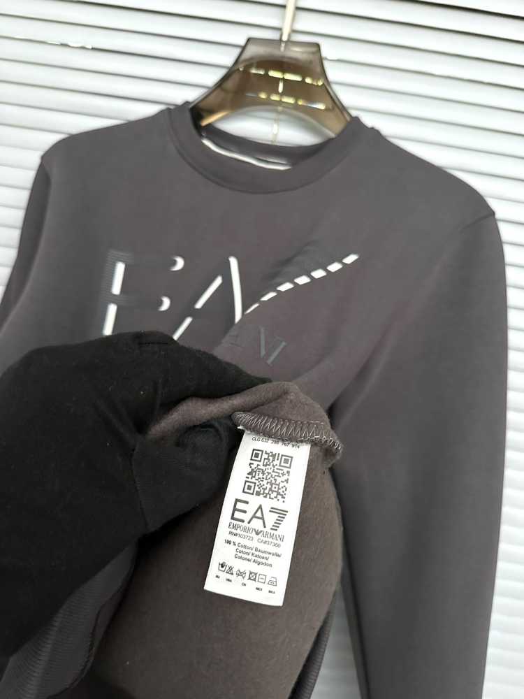 Emporio Armani Grey Cotton Premium Qaulity Sweatshirt-2