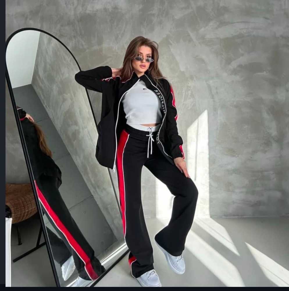 Tommy Hilfiger Black Premium Quality Tracksuit-2