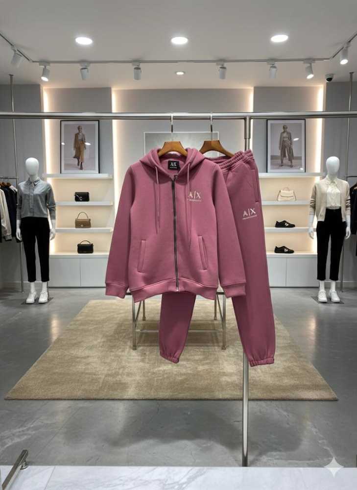 Armani Exchange Pink Premium Quality Tracksuit-1