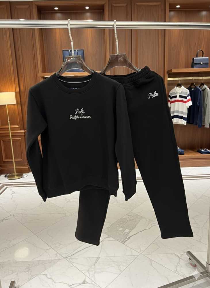 Ralph Lauren Black Premium Quality Tracksuit