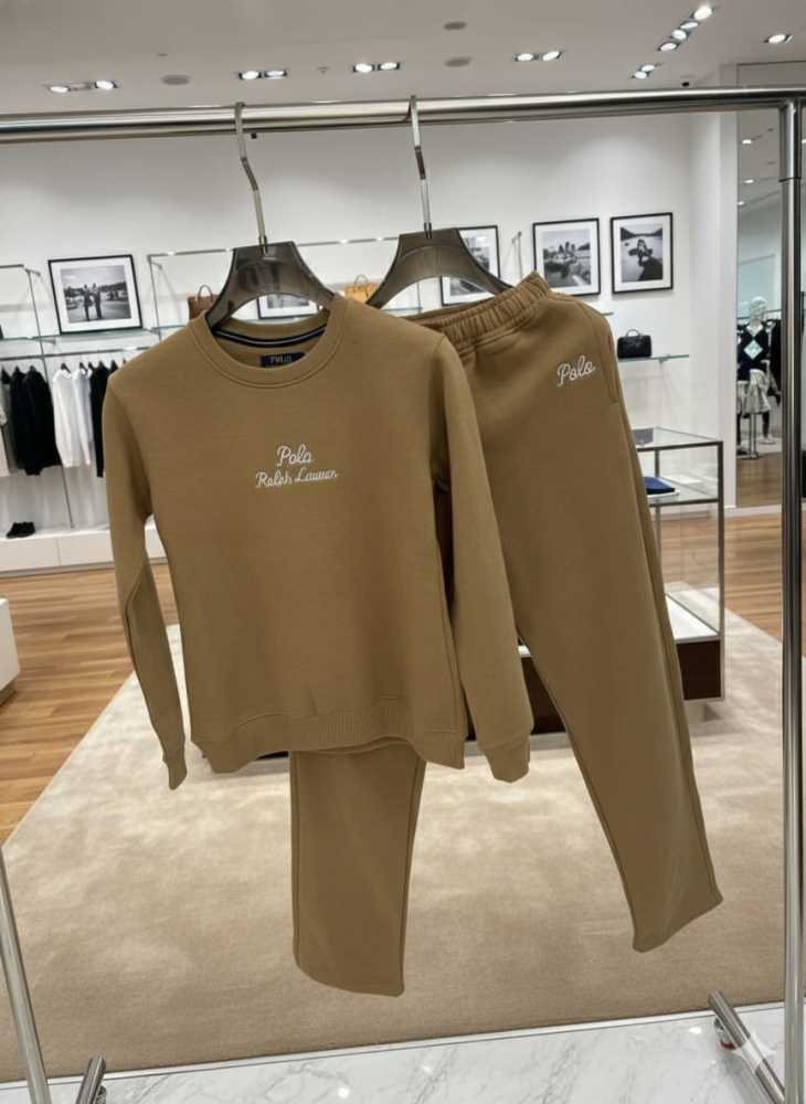 Ralph Lauren Brown Premium Quality Tracksuit-1