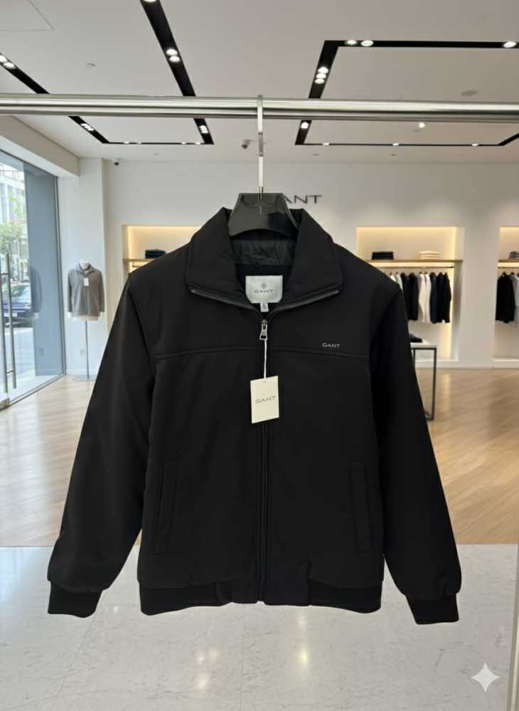Gant Black Premium Quality Imported Fabric Full Jacket