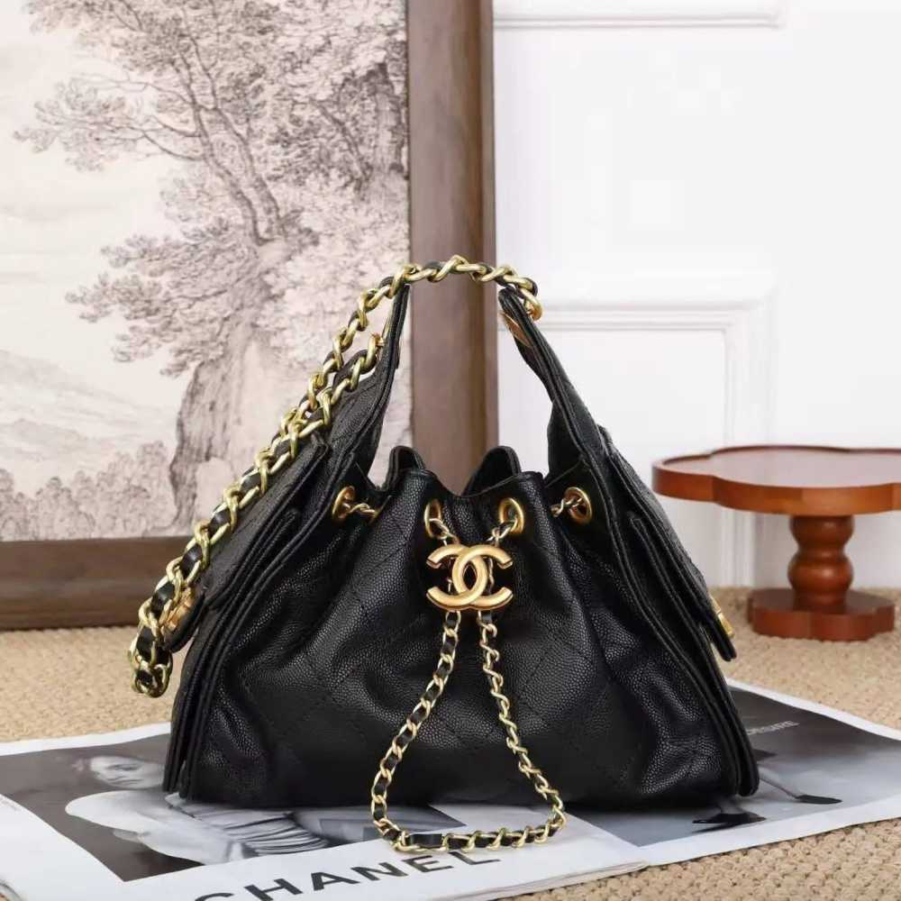 Chanel Maxi Black Mini Hobo Bag