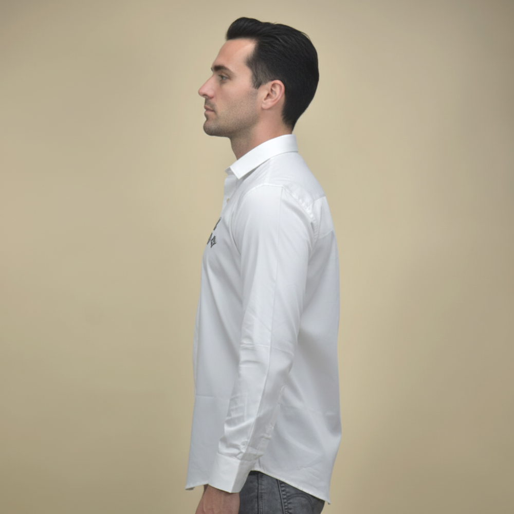 Louis Vuitton White Premium Quality Shirt-2