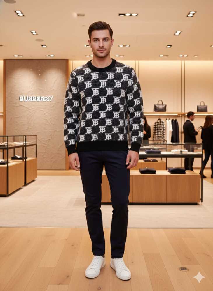 Burberry Black Authentic Quality Pullover