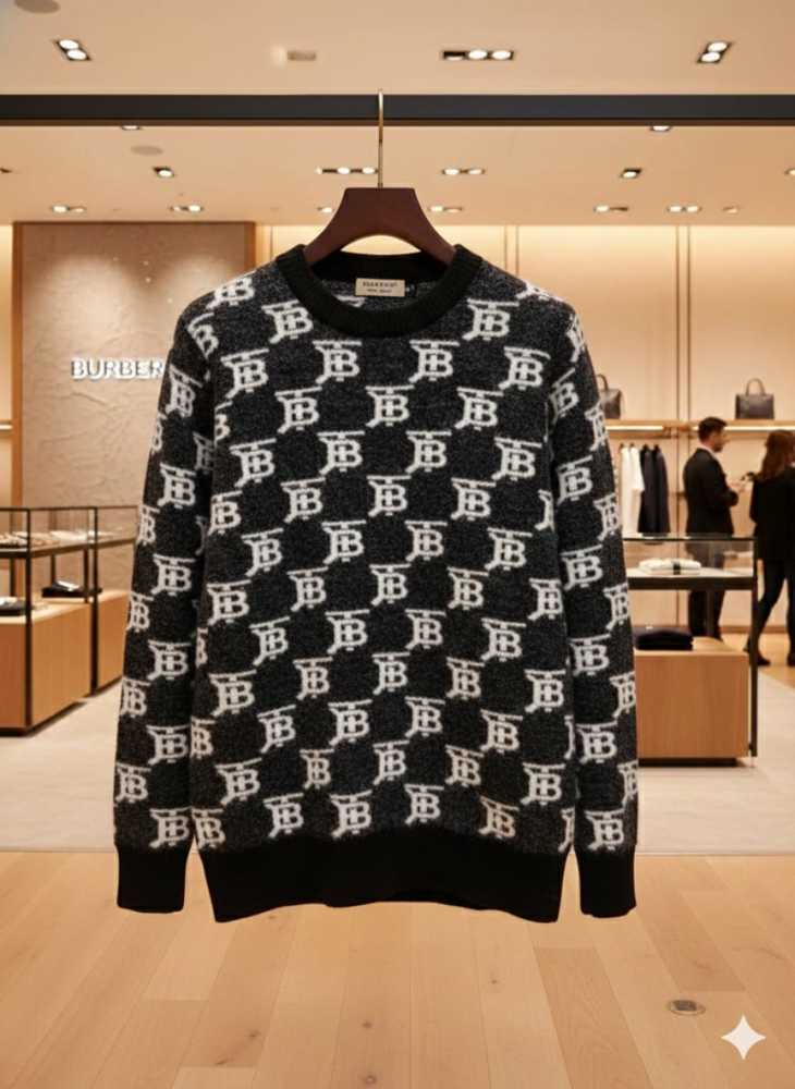 Burberry Black Authentic Quality Pullover-thumb-2
